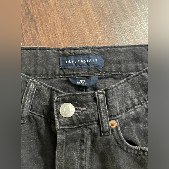 Aeropostale 90’s Baggy Jeans Black - Picture 1 of 5